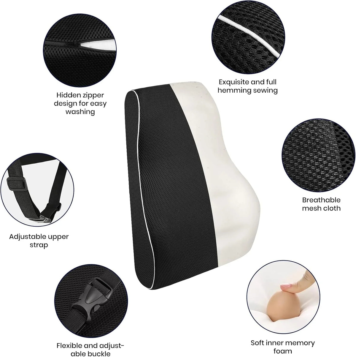 Memory Foam Lumbar Pillow