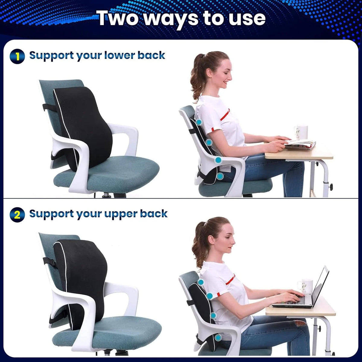 Memory Foam Lumbar Pillow