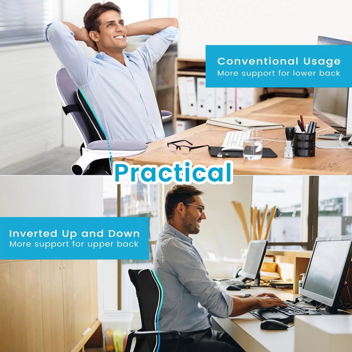 Memory Foam Lumbar Pillow