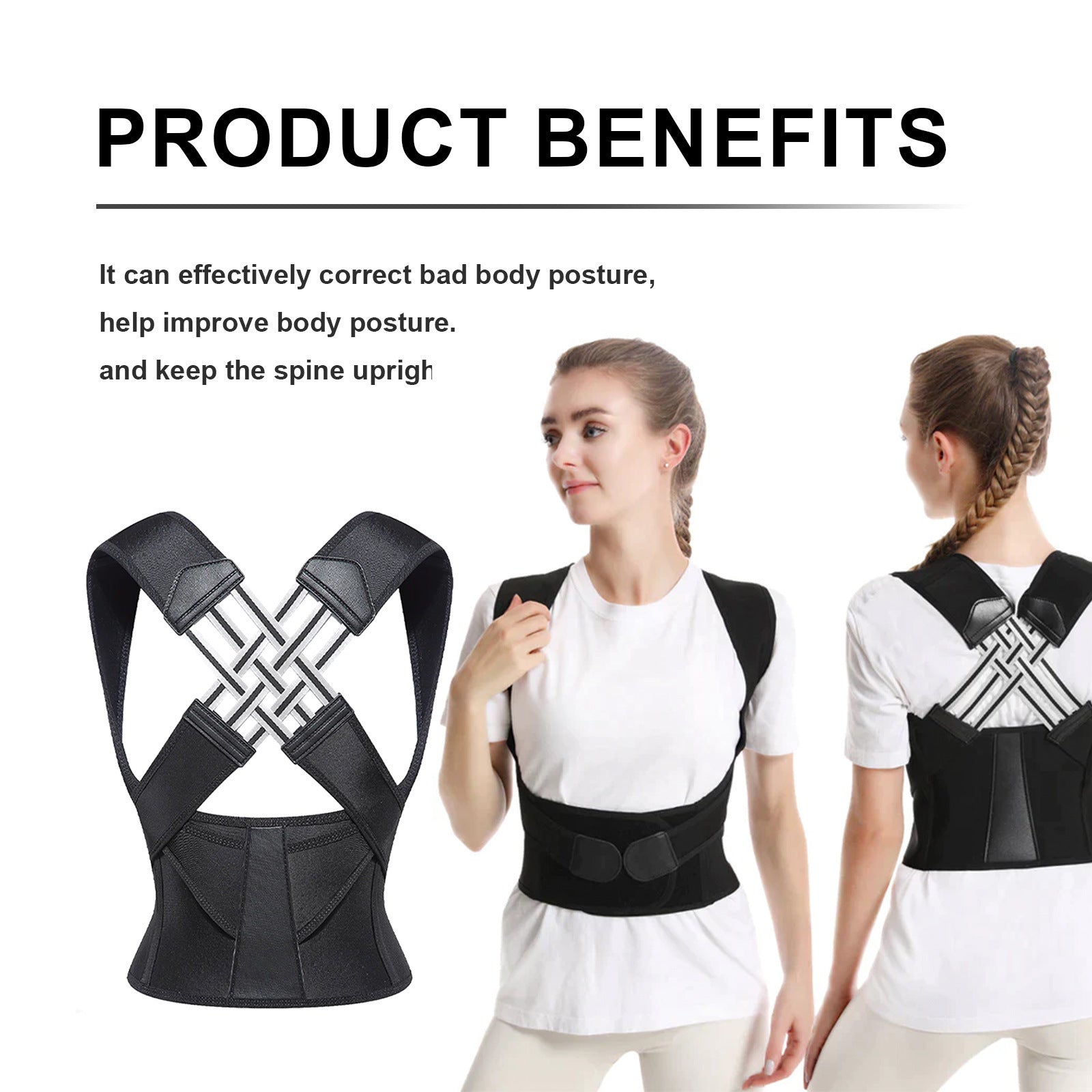 PostureFix™ Elite Brace — Realign Your Spine with Purpose